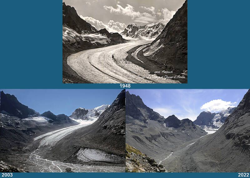 Haut Glacier d’Arolla Gletscherarchiv
